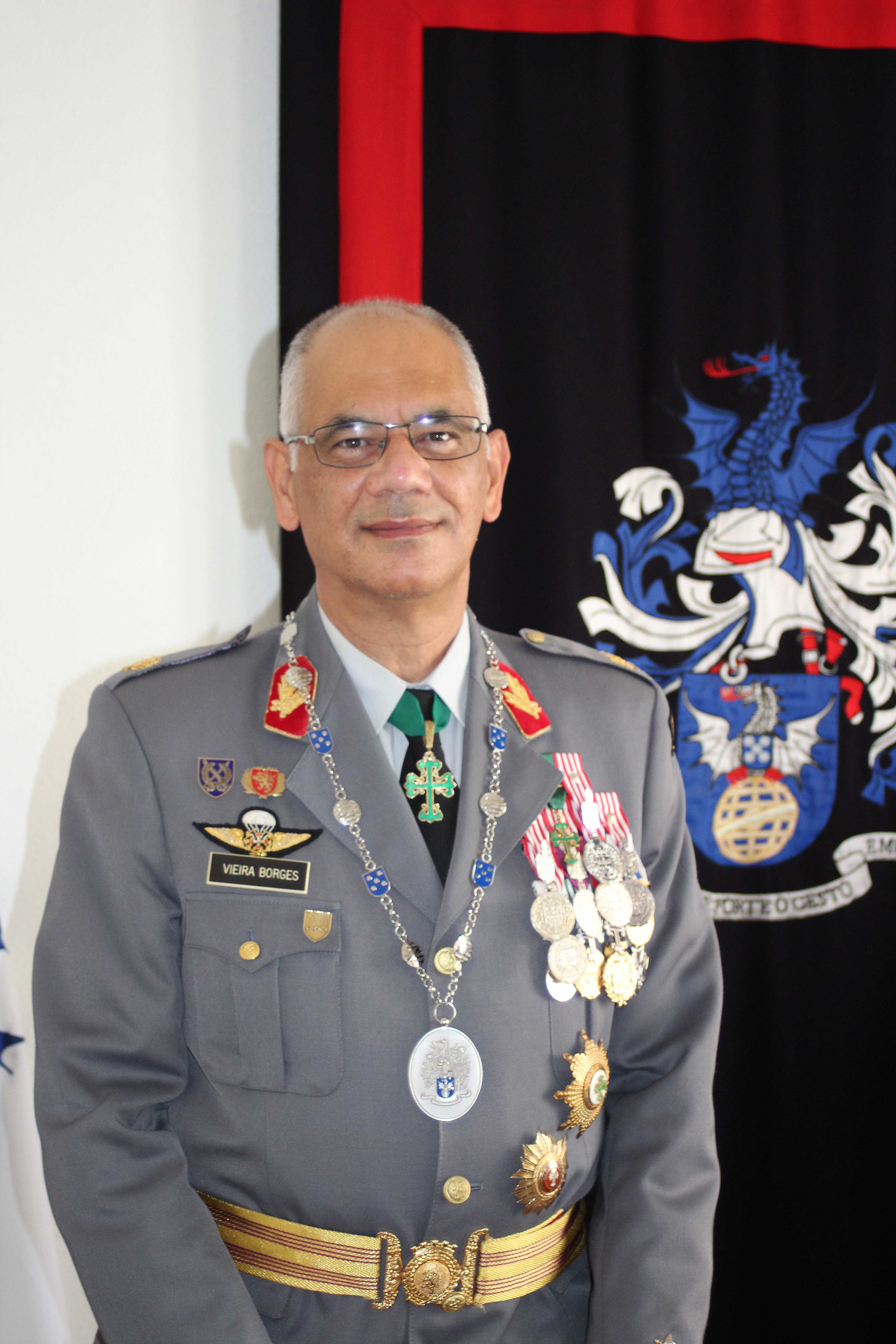 The President of the CPHM - Major General João Vieira Borges